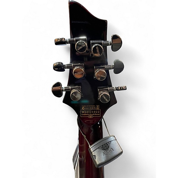 Used Schecter Guitar Research Hellraiser C1 Dark Cherry Burst Solid Body Electric Guitar