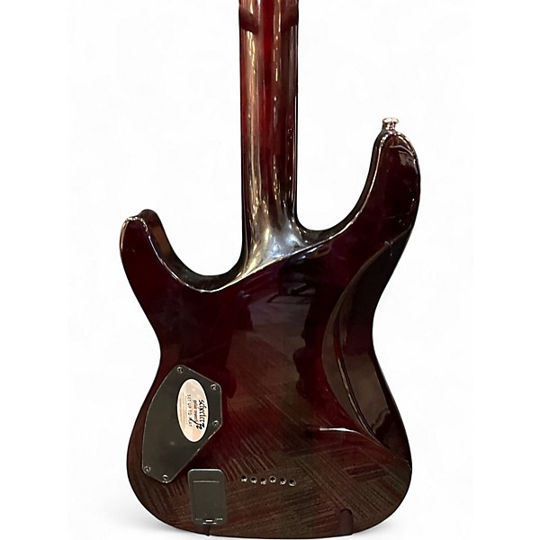 Used Schecter Guitar Research Hellraiser C1 Dark Cherry Burst Solid Body Electric Guitar