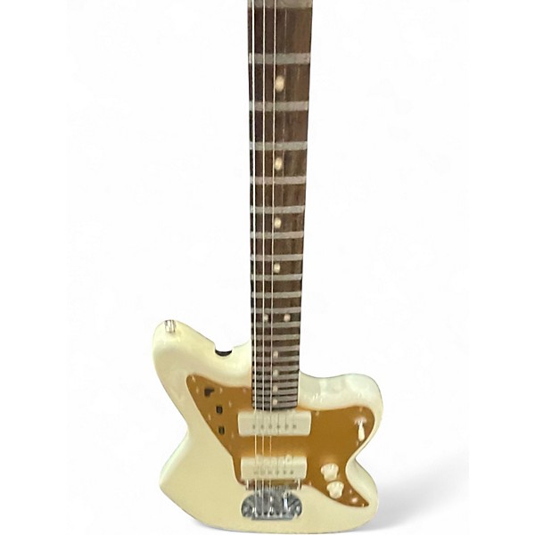 Used Squier J Mascis Jazzmaster Cream Solid Body Electric Guitar
