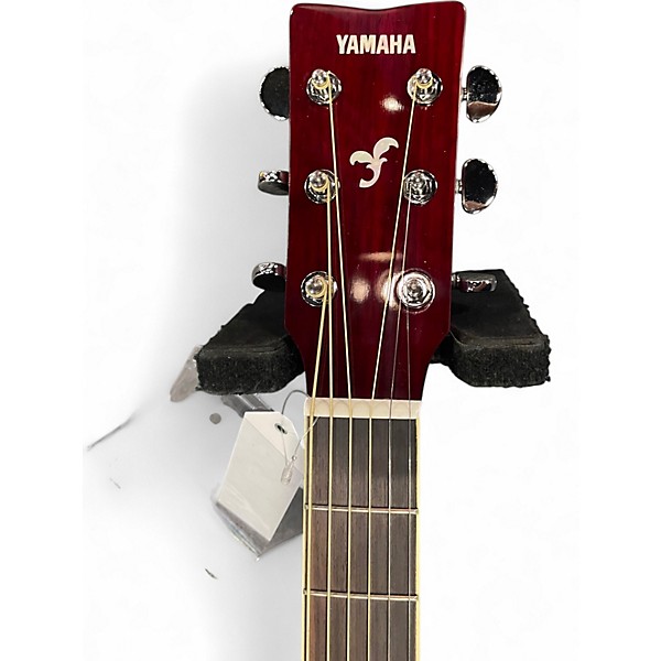 Used Yamaha FSTA TransAcoustic Concert Crimson Red Trans Acoustic Electric Guitar