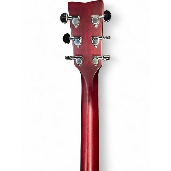 Used Yamaha FSTA TransAcoustic Concert Crimson Red Trans Acoustic Electric Guitar