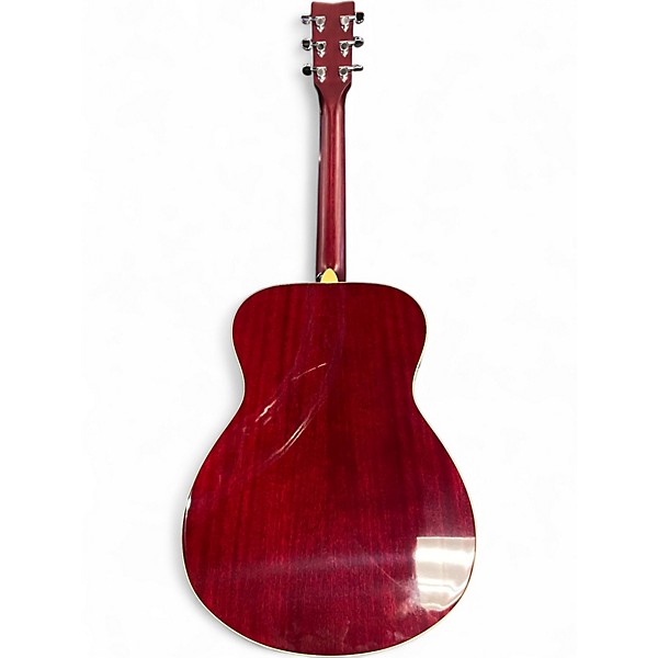 Used Yamaha FSTA TransAcoustic Concert Crimson Red Trans Acoustic Electric Guitar