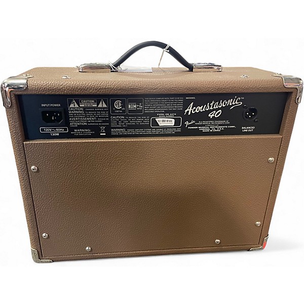 Used Fender Acoustasonic Jr 40W Acoustic Guitar Combo Amp