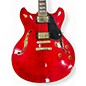 Used Washburn HB35 Trans Red Hollow Body Electric Guitar