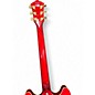 Used Washburn HB35 Trans Red Hollow Body Electric Guitar