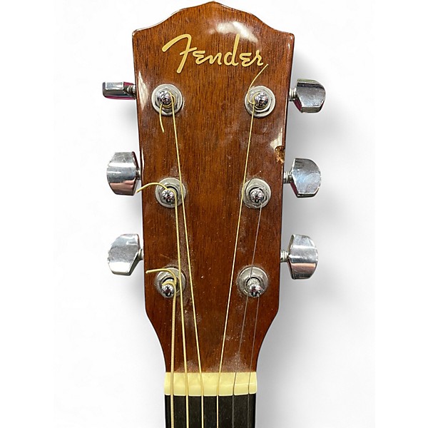 Used Fender CD60CE Mahogany Natural Acoustic Electric Guitar