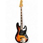 Used Fender 70s Jazz Bass 3 Color Sunburst Electric Bass Guitar thumbnail