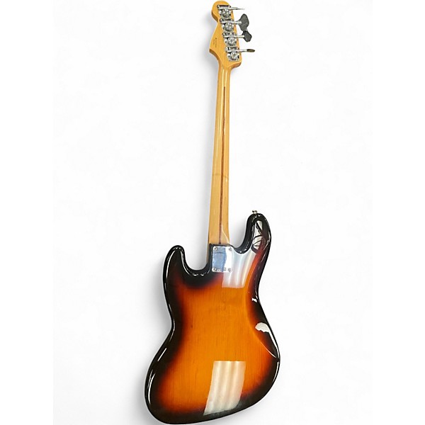 Used Fender 70s Jazz Bass 3 Color Sunburst Electric Bass Guitar