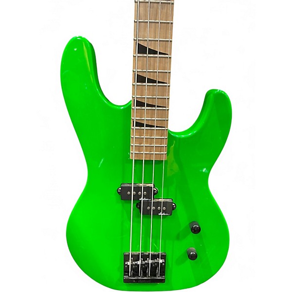 Used Jackson JS1M NEON GREEN Electric Bass Guitar