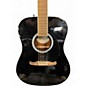 Used Fender FA 125 Black Acoustic Guitar