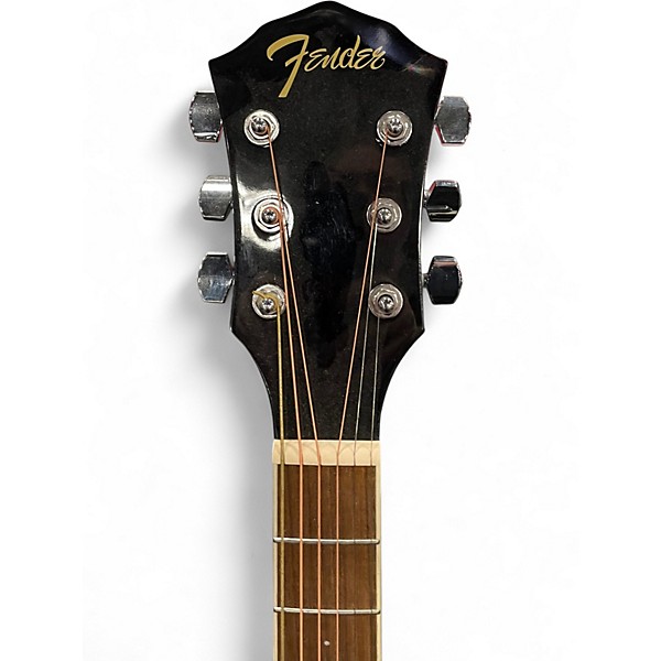 Used Fender FA 125 Black Acoustic Guitar