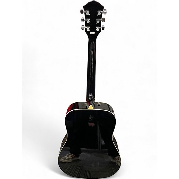 Used Fender FA 125 Black Acoustic Guitar