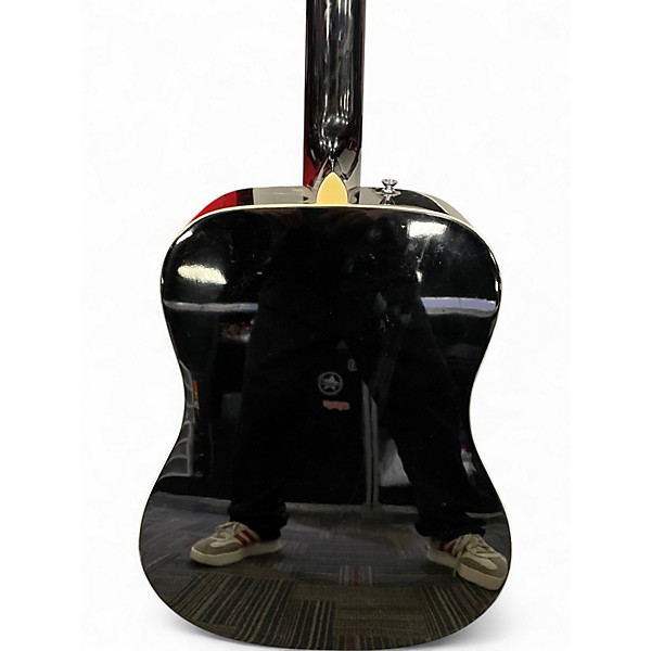 Used Fender FA 125 Black Acoustic Guitar
