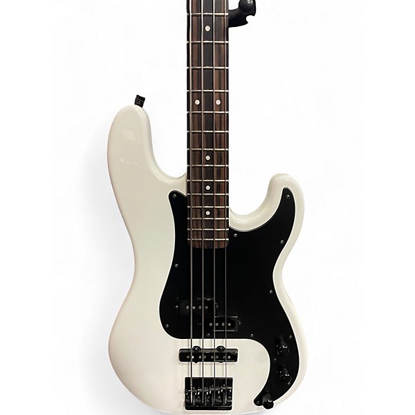 Used ESP LTD Surveyor '87 White Electric Bass Guitar