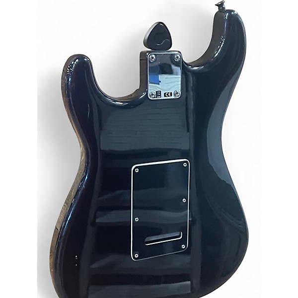 Used Fender BLACKTOP STRAT HH Black Solid Body Electric Guitar