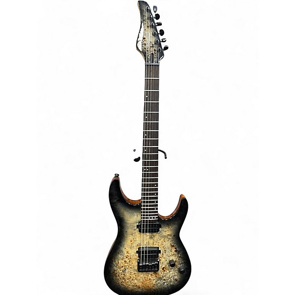 Used Schecter Guitar Research Diamond Series CRX CHARCOAL BURST Solid Body Electric Guitar