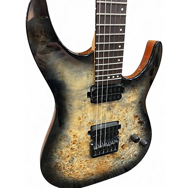 Used Schecter Guitar Research Diamond Series CRX CHARCOAL BURST Solid Body Electric Guitar