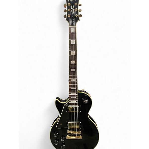 Used Epiphone Les Paul Custom Left Handed Black Electric Guitar