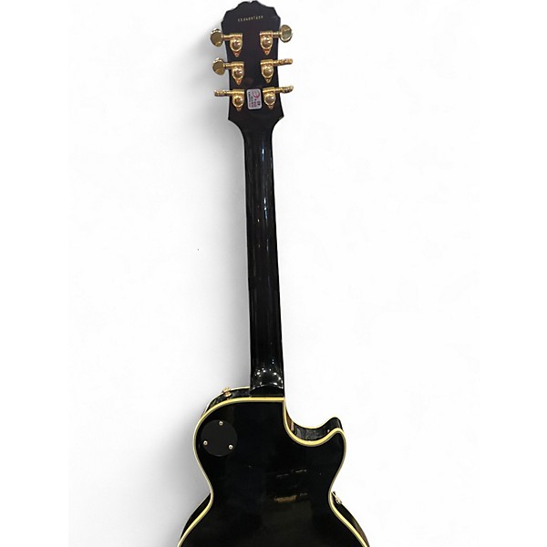 Used Epiphone Les Paul Custom Left Handed Black Electric Guitar