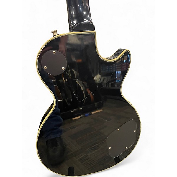 Used Epiphone Les Paul Custom Left Handed Black Electric Guitar