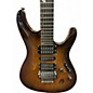 Used Ibanez S5470 Prestige Series Transparent Black Sunburst Solid Body Electric Guitar