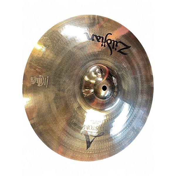 Used Zildjian 14in A Custom Hi Hat Pair Cymbal