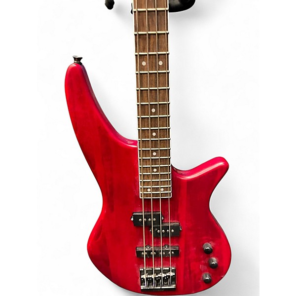 Used Jackson JS Series Spectra Satin Red Electric Bass Guitar