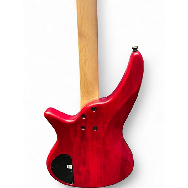 Used Jackson JS Series Spectra Satin Red Electric Bass Guitar