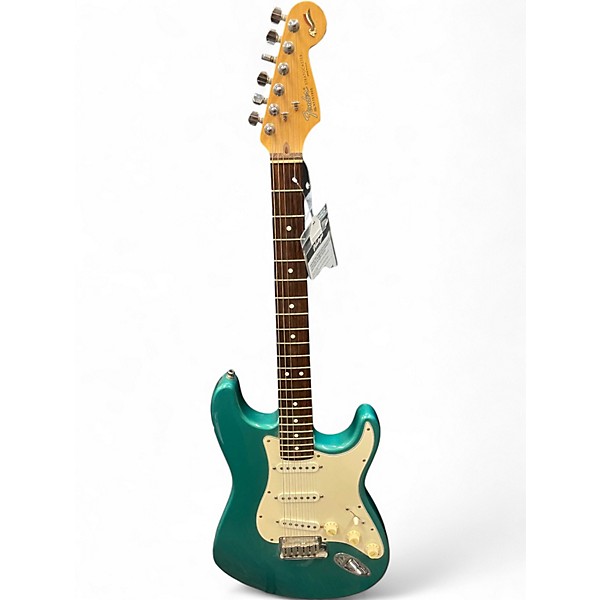 Vintage 1994 Fender 40th Anniversary Standard Stratocaster Caribbean Mist Solid Body Electric Guitar