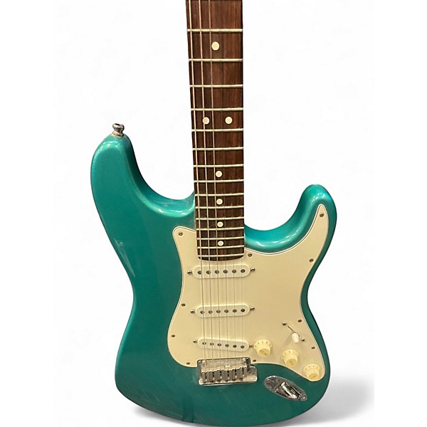Vintage 1994 Fender 40th Anniversary Standard Stratocaster Caribbean Mist Solid Body Electric Guitar