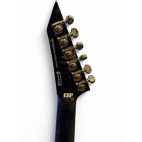 Used ESP V401DX Black Solid Body Electric Guitar