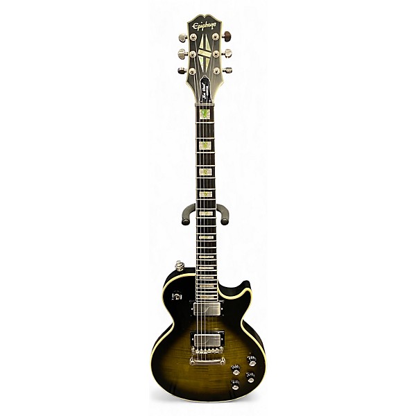 Used Epiphone Les Paul Custom OLIVE BURST Solid Body Electric Guitar