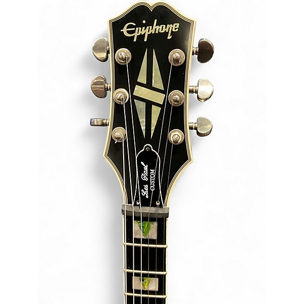 Used Epiphone Les Paul Custom OLIVE BURST Solid Body Electric Guitar