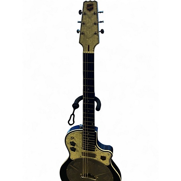 Used National RESOLECTRIC REVOLVER Walnut Hollow Body Electric Guitar