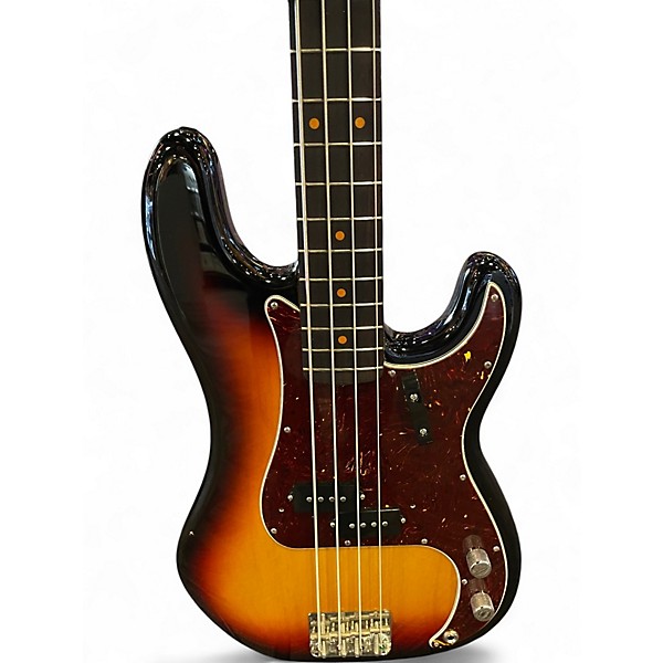 Used Fender American Vintage II '60 Precision Bass 3-Color Sunburst Electric Bass Guitar