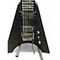 Used Kramer Nite-V Floyd Rose Satin Black Solid Body Electric Guitar