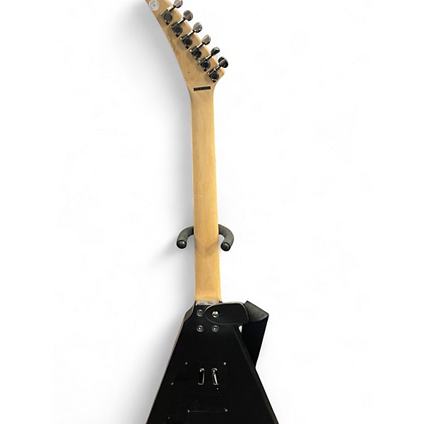 Used Kramer Nite-V Floyd Rose Satin Black Solid Body Electric Guitar