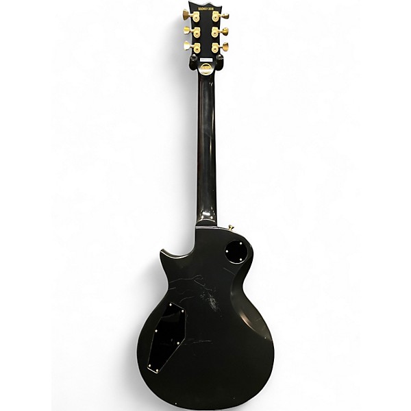 Used ESP Eclipse Standard Series Satin Black Solid Body Electric Guitar