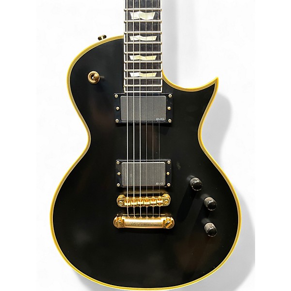 Used ESP Eclipse Standard Series Satin Black Solid Body Electric Guitar