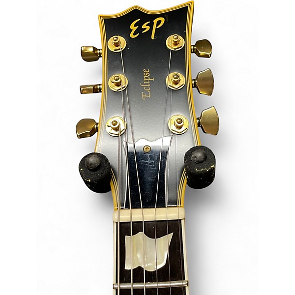 Used ESP Eclipse Standard Series Satin Black Solid Body Electric Guitar