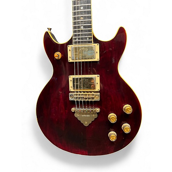 Vintage 1978 Ibanez Artist Series Trans Crimson Red Solid Body Electric Guitar