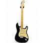 Used 1994 Fender American Deluxe Stratocaster Plus Mystic Black Solid Body Electric Guitar thumbnail
