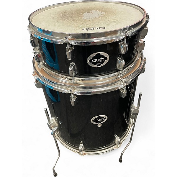 Used Crush Drums & Percussion 5 Piece Alpha Series BLACK SPARKLE Drum Kit
