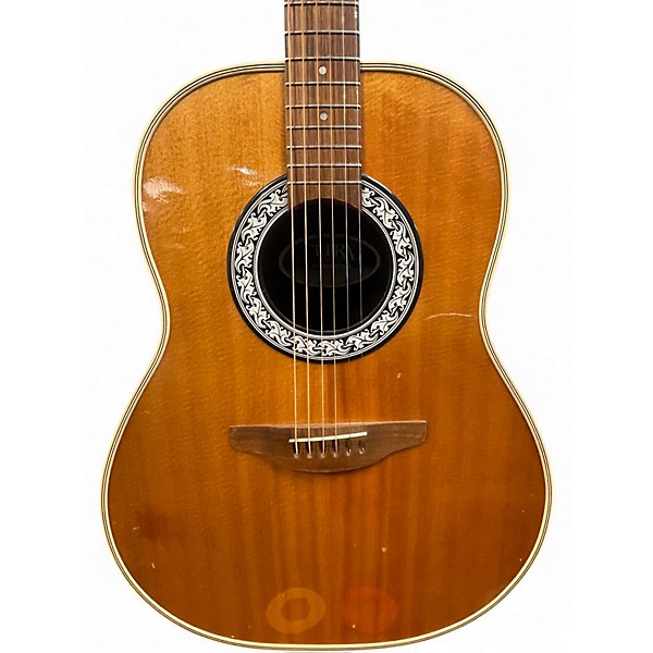 Used Ovation ULTRA SERIES 1311 Natural Acoustic Electric Guitar