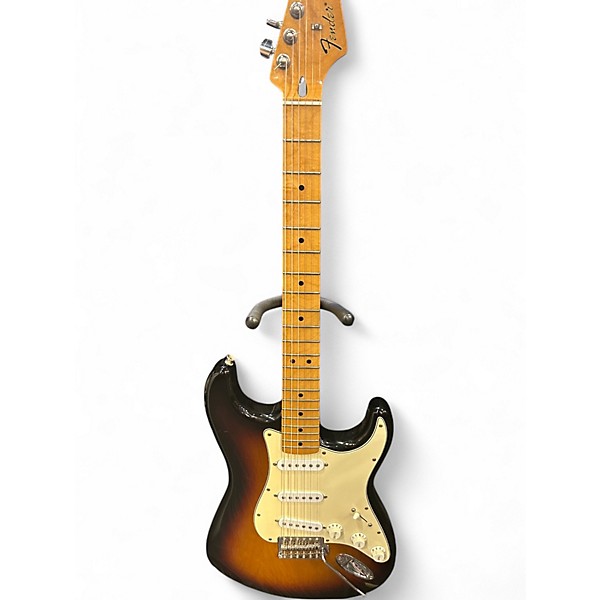 Used 2014 Fender Standard Stratocaster 2 Color Sunburst Solid Body Electric Guitar