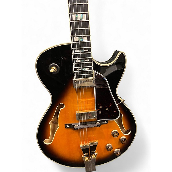 Used Ibanez GB10SE Vintage Sunburst Hollow Body Electric Guitar