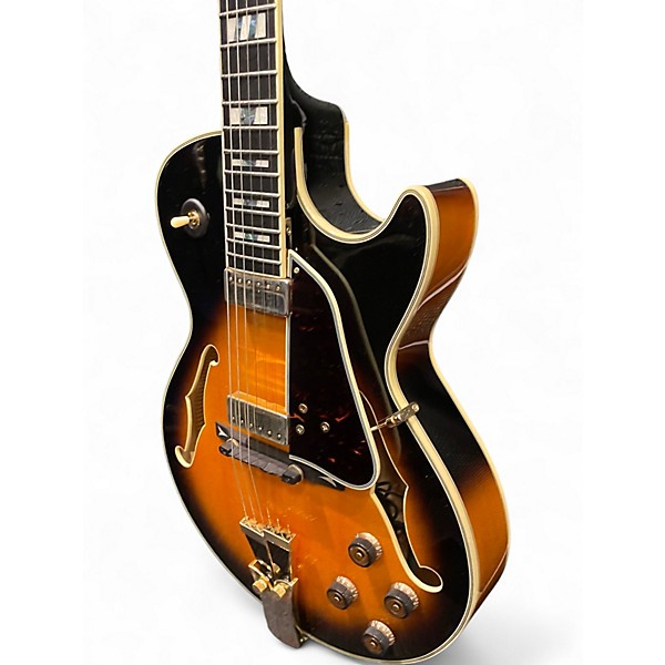 Used Ibanez GB10SE Vintage Sunburst Hollow Body Electric Guitar