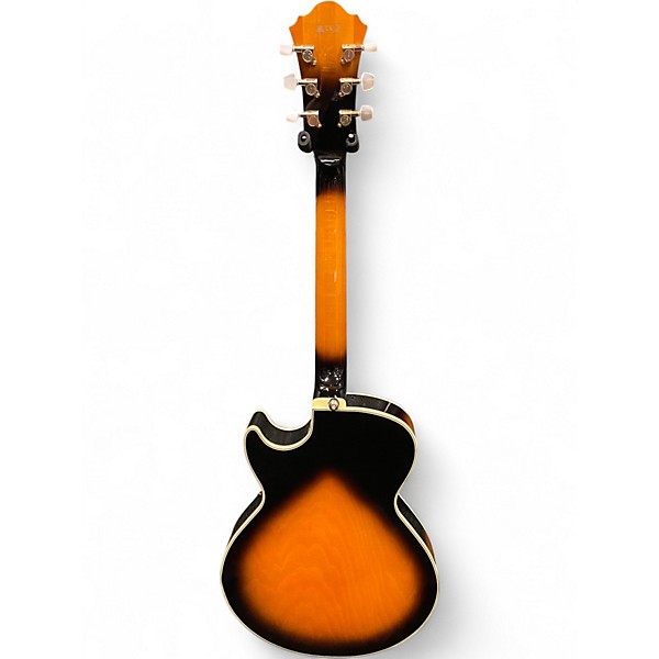 Used Ibanez GB10SE Vintage Sunburst Hollow Body Electric Guitar