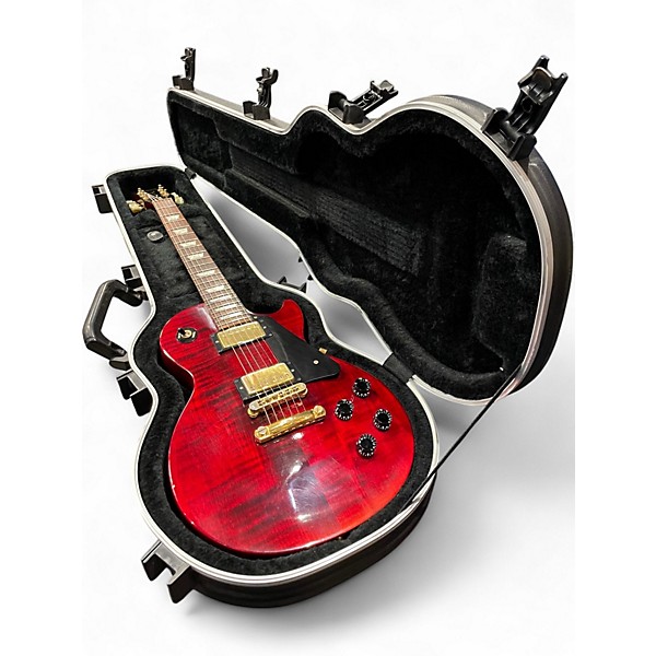 Used Gibson Les Paul Studio Midnight Wine Solid Body Electric Guitar