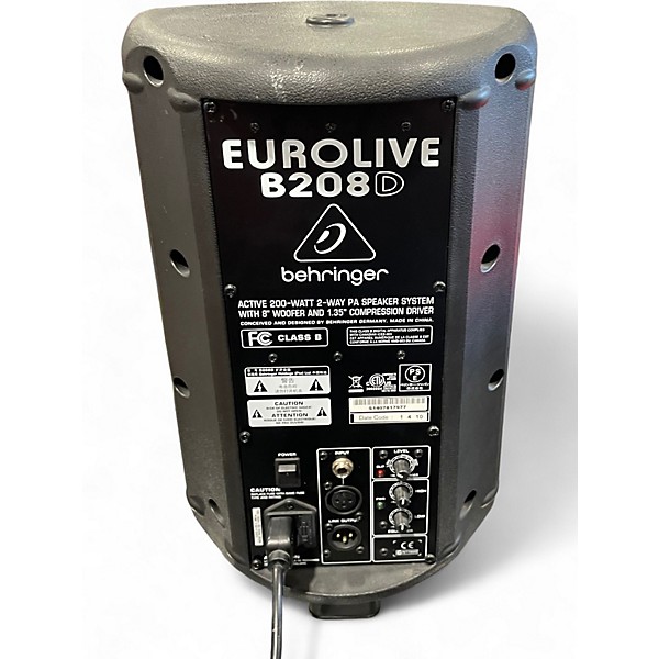 Used Behringer eurolive b208d Powered Speaker